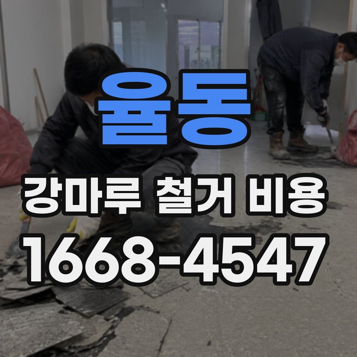 율동 강마루 철거 비용 살필 때 주의할 계약 조건