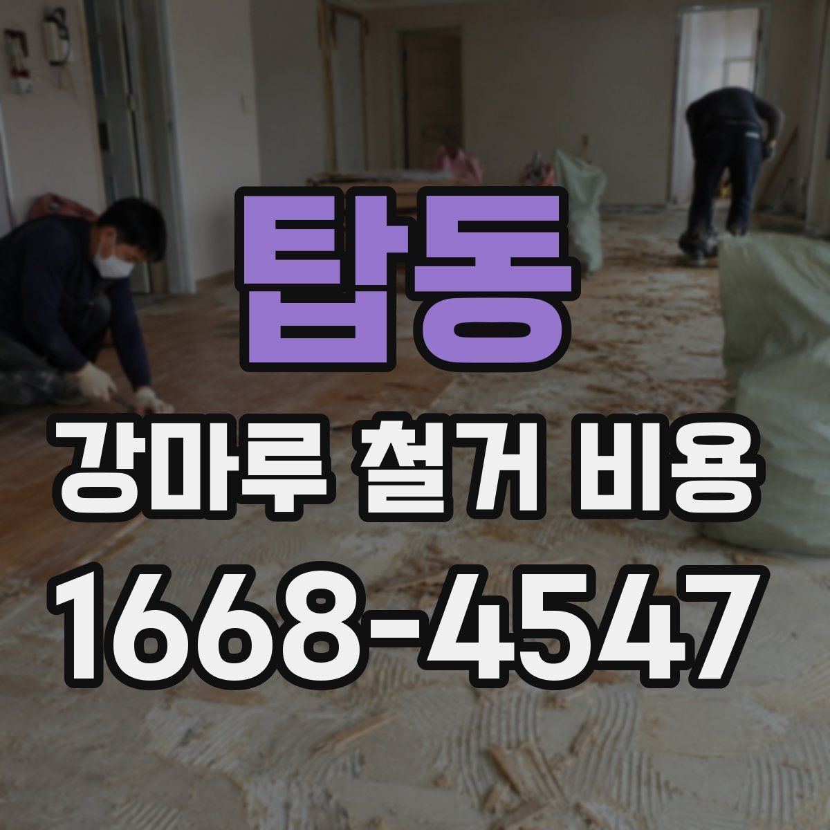 탑동 강마루 철거 비용 알아볼 때 함께 확인할 서비스