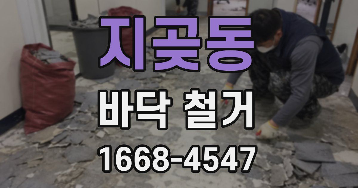 지곶동 바닥 철거