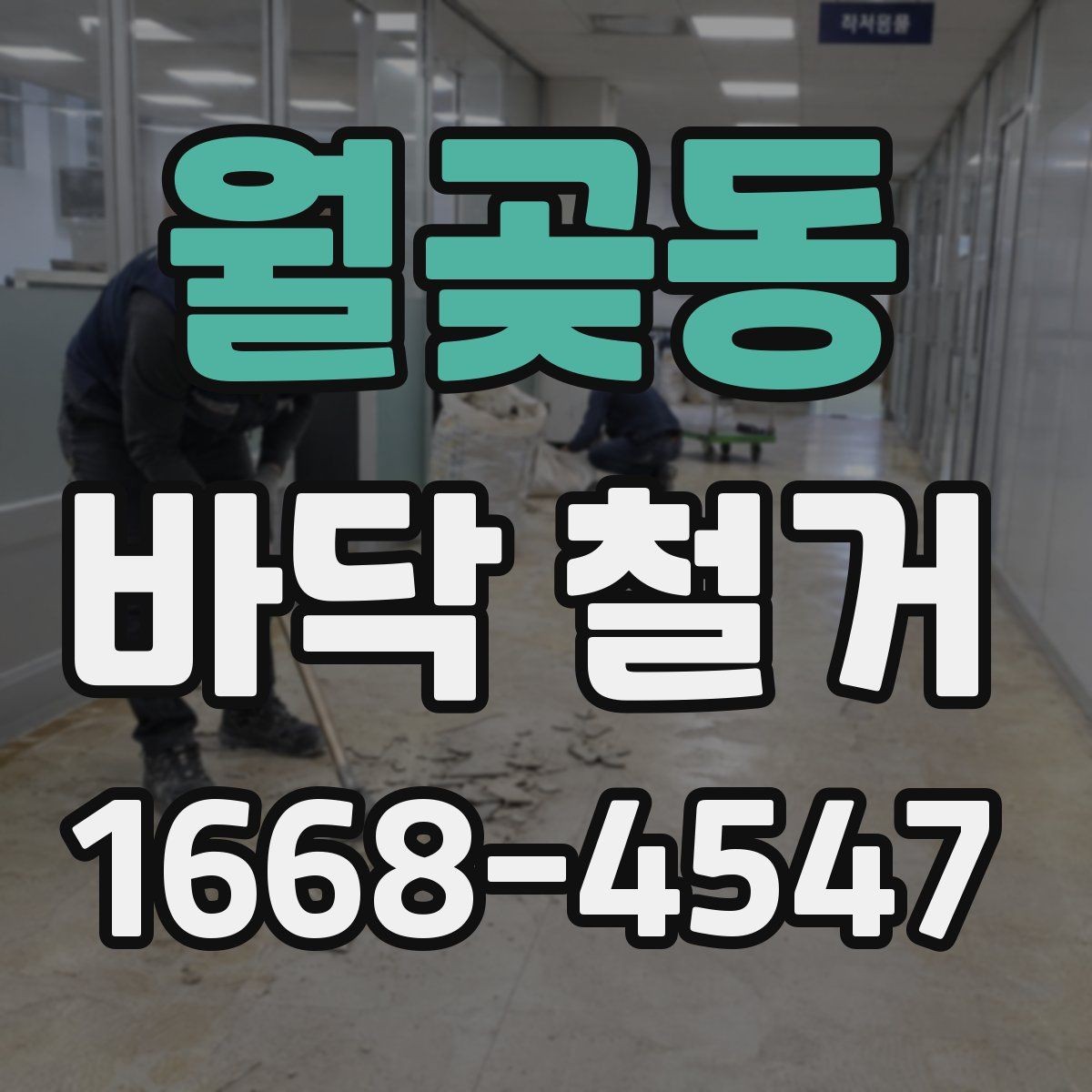 월곶동 바닥 철거 시 계절에 따라 달라지는 점