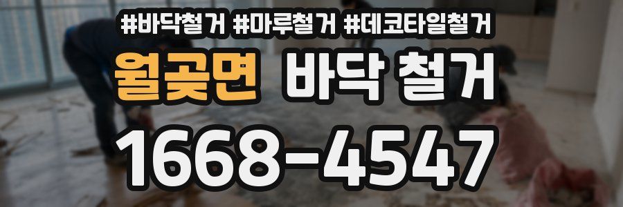 월곶면 바닥 철거