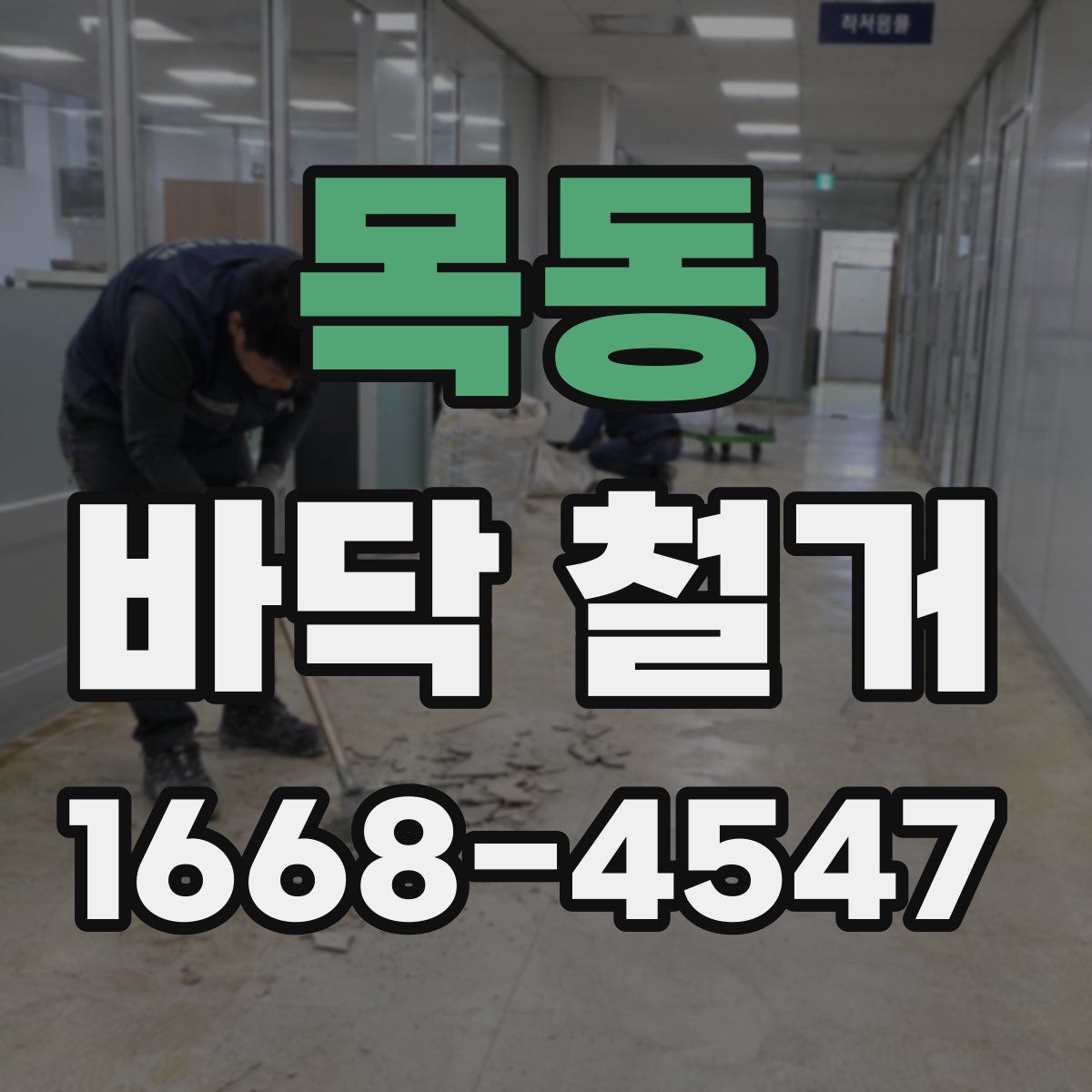 목동 바닥 철거