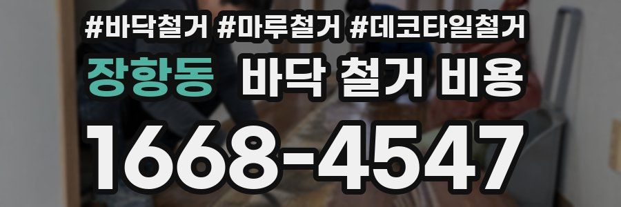 장항동 바닥 철거 비용