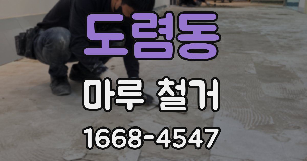 도렴동 마루 철거