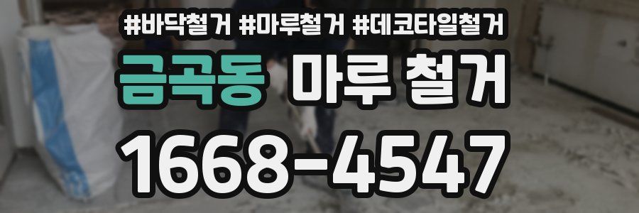 금곡동 마루 철거