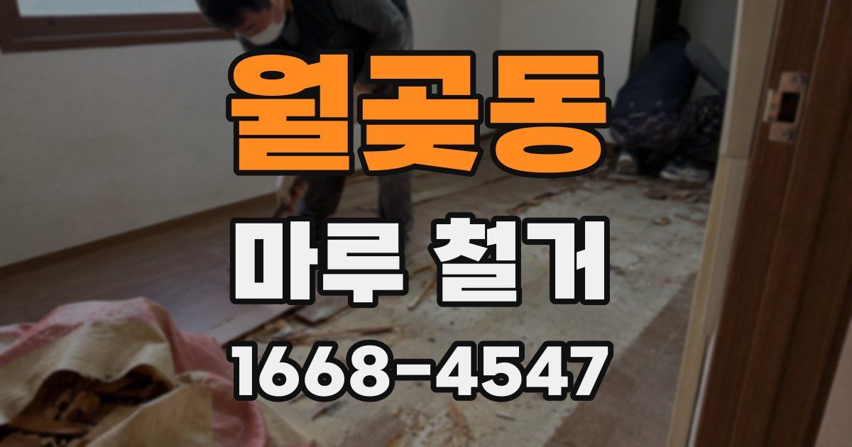 월곶동 마루 철거
