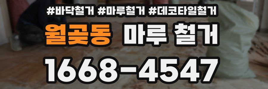 월곶동 마루 철거
