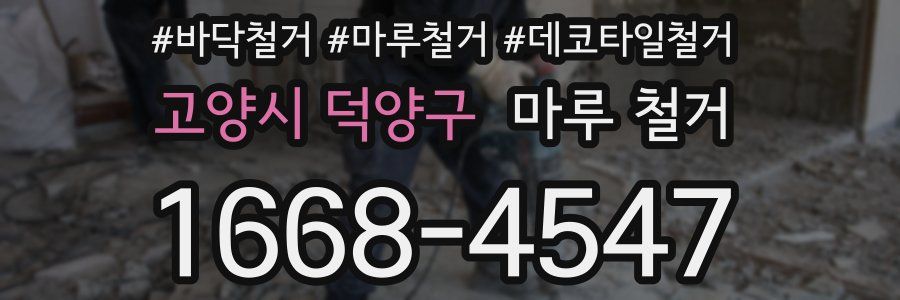 고양시 덕양구 마루 철거