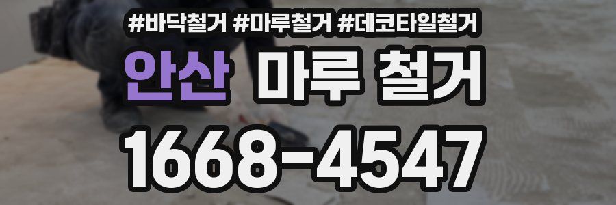 안산 마루 철거