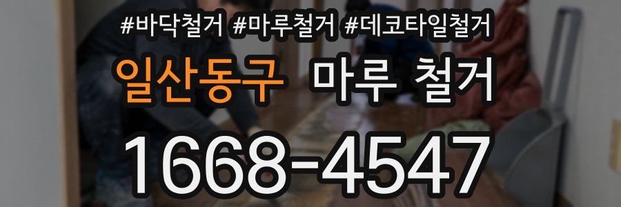 일산동구 마루 철거