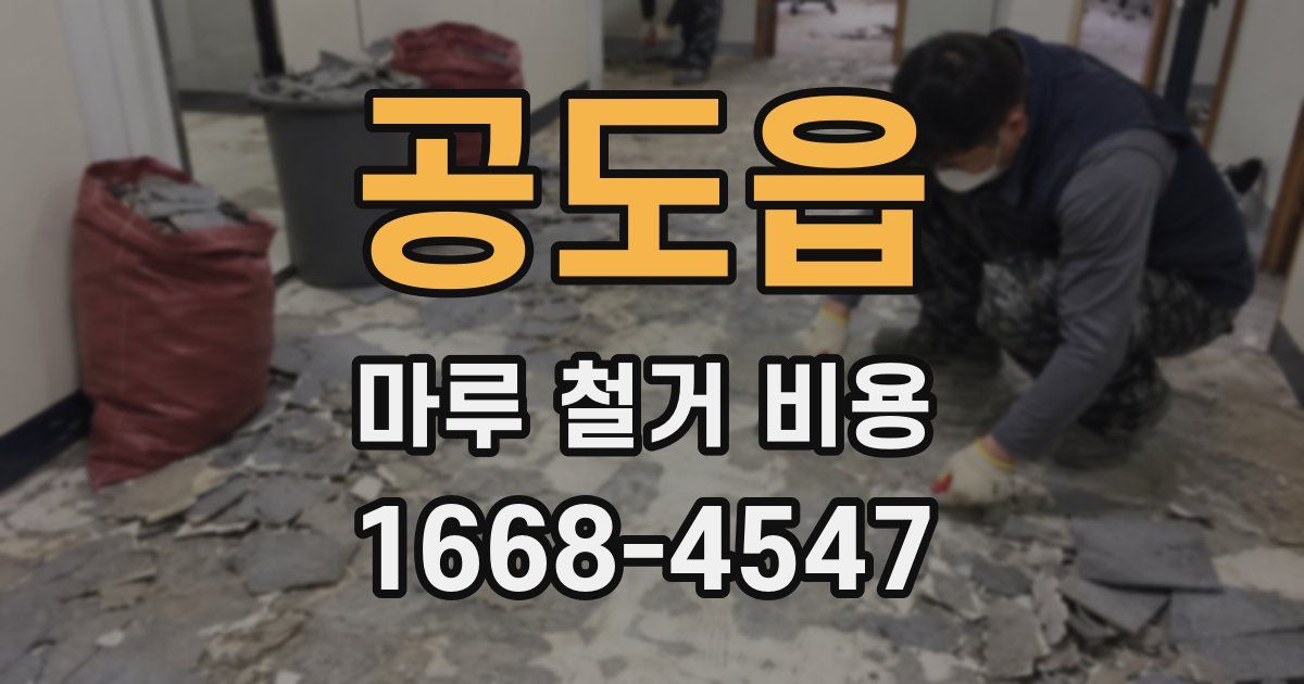 공도읍 마루 철거 비용