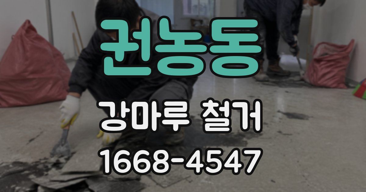 권농동 강마루 철거