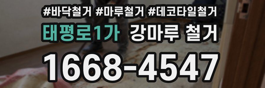 태평로1가 강마루 철거