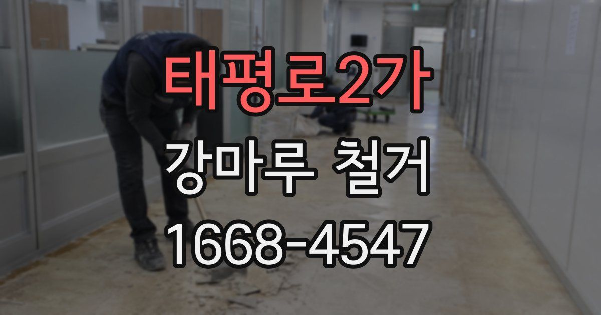 태평로2가 강마루 철거