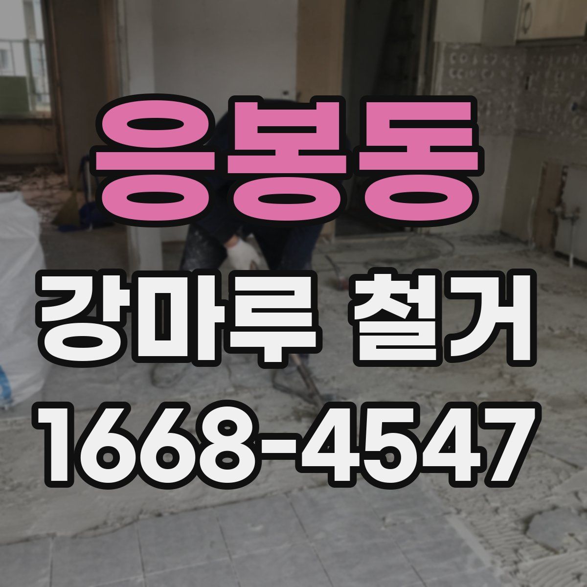 응봉동 강마루 철거
