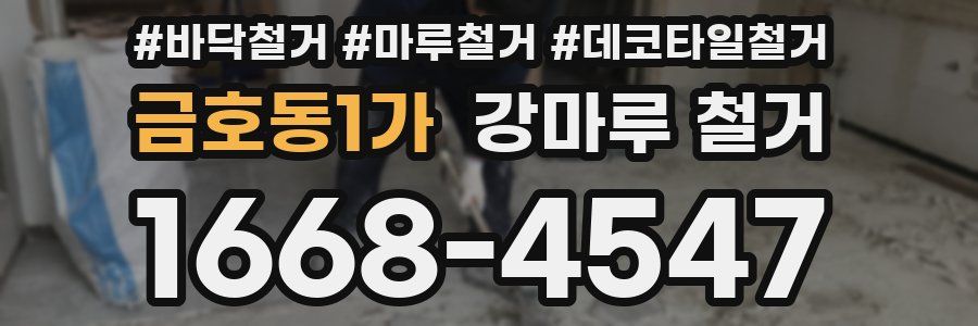 금호동1가 강마루 철거