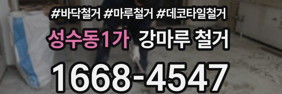 성수동1가 강마루 철거