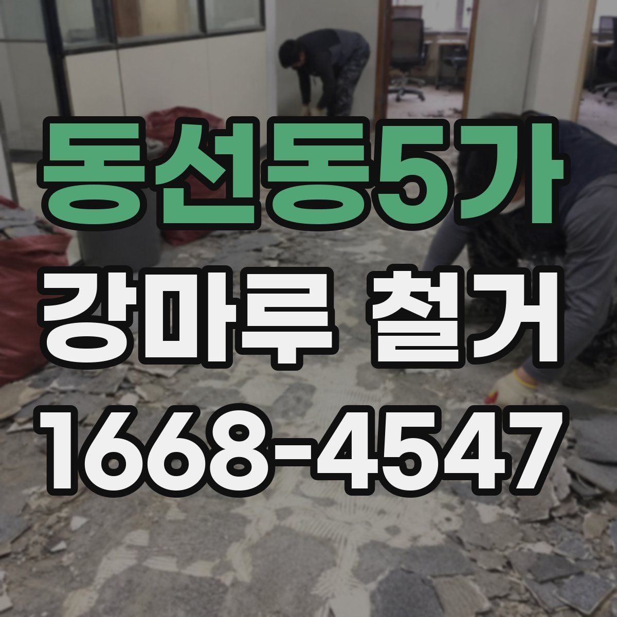 동선동5가 강마루 철거