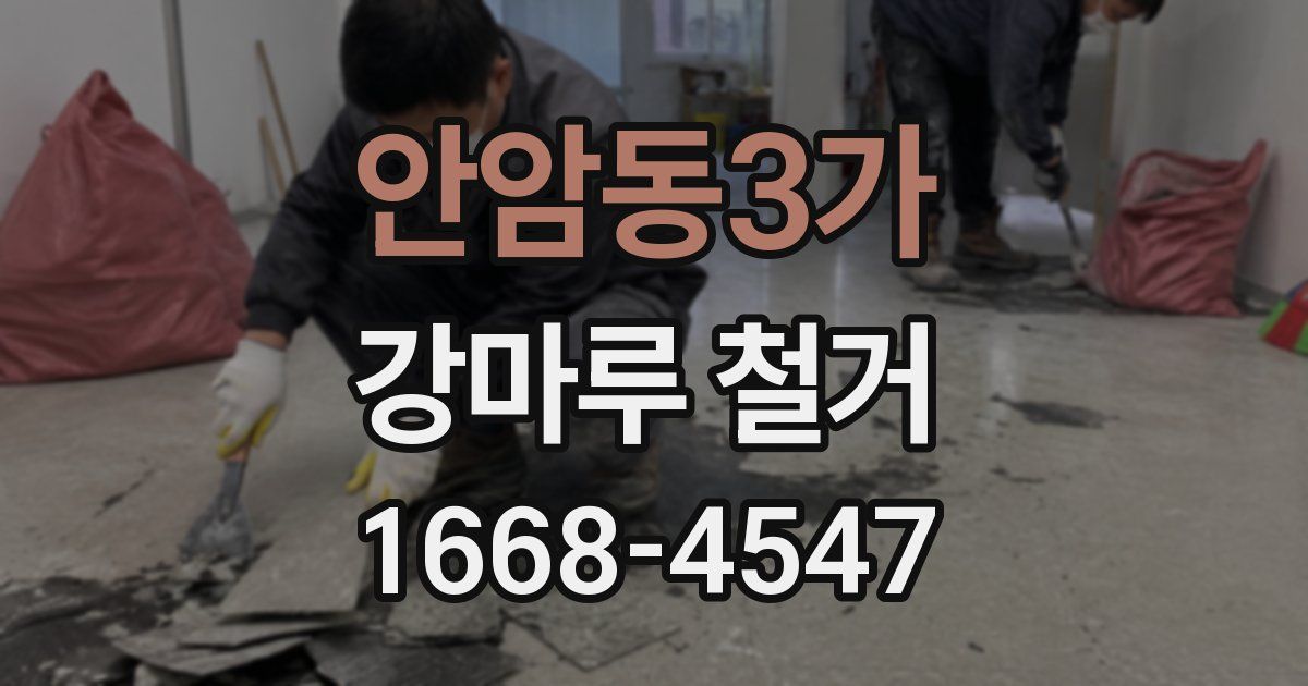안암동3가 강마루 철거