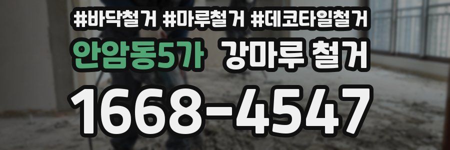 안암동5가 강마루 철거