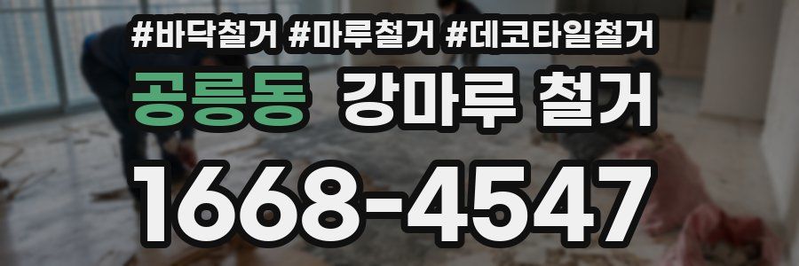 공릉동 강마루 철거