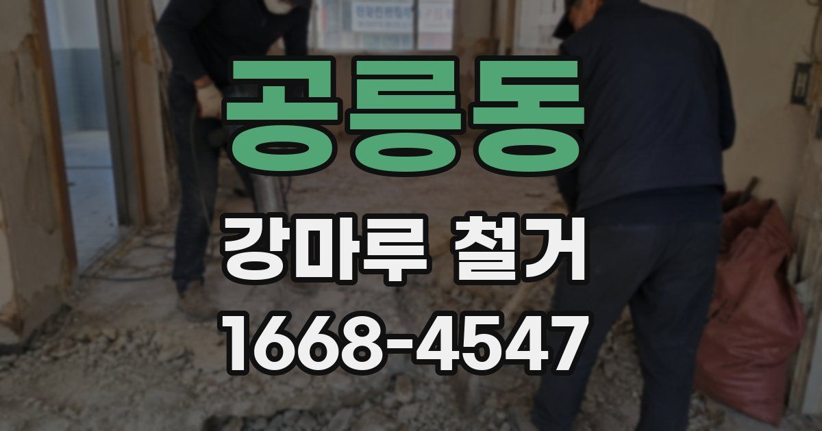 공릉동 강마루 철거