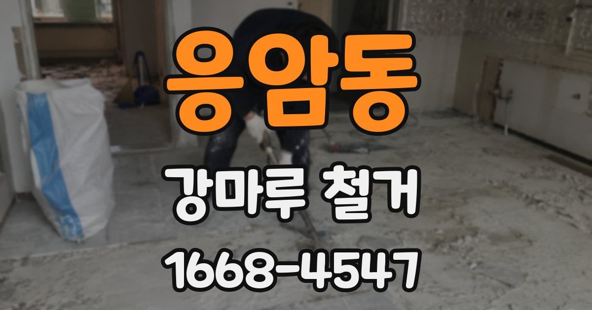 응암동 강마루 철거