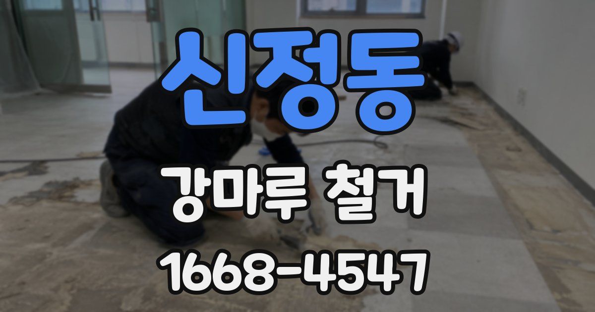 신정동 강마루 철거
