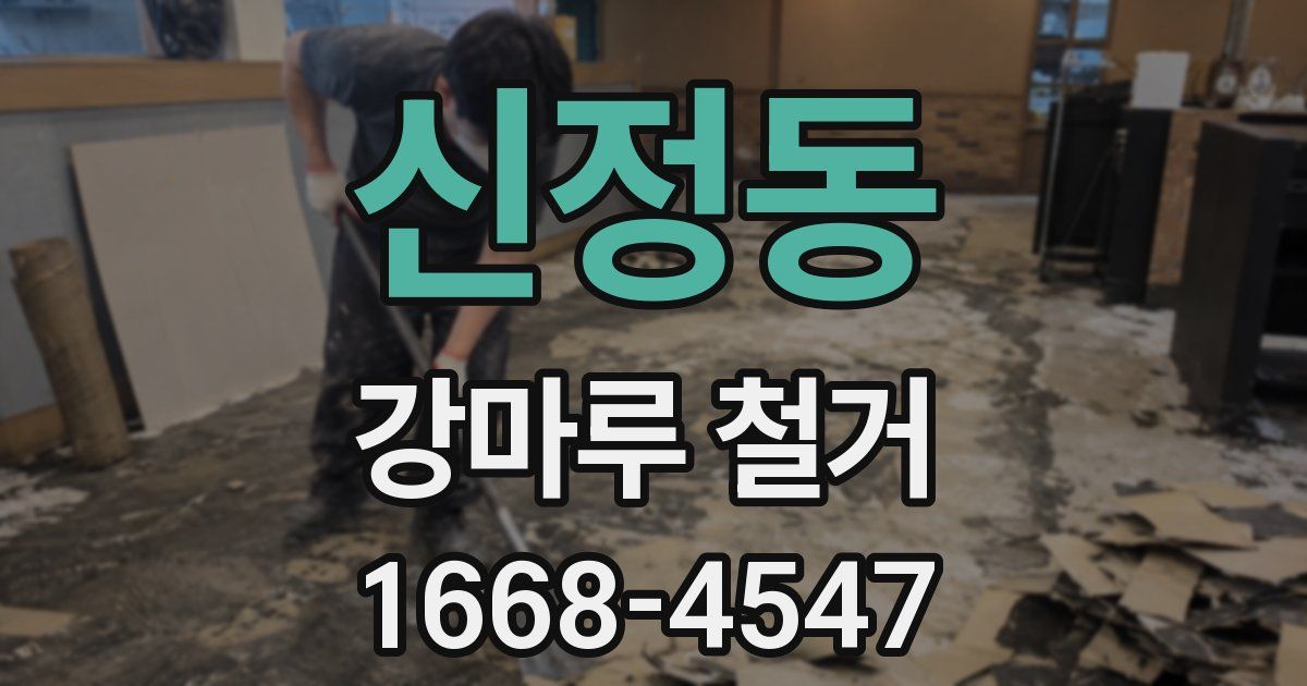 신정동 강마루 철거