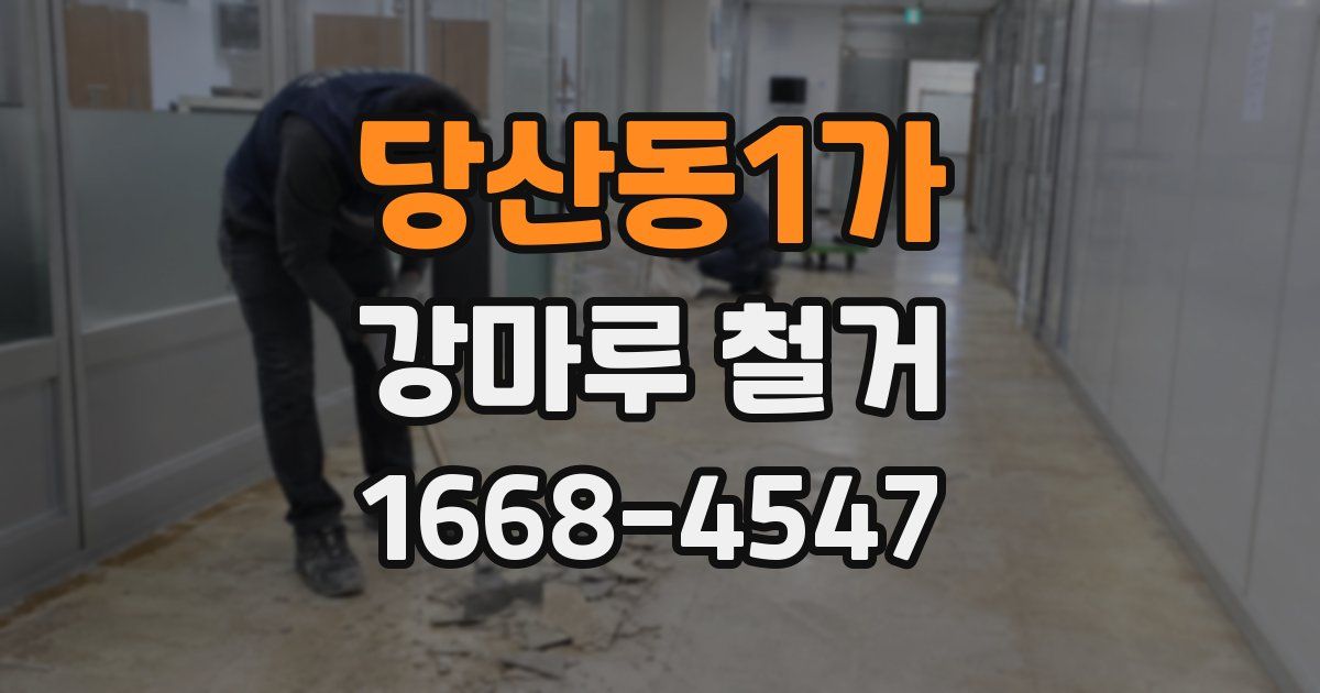 당산동1가 강마루 철거