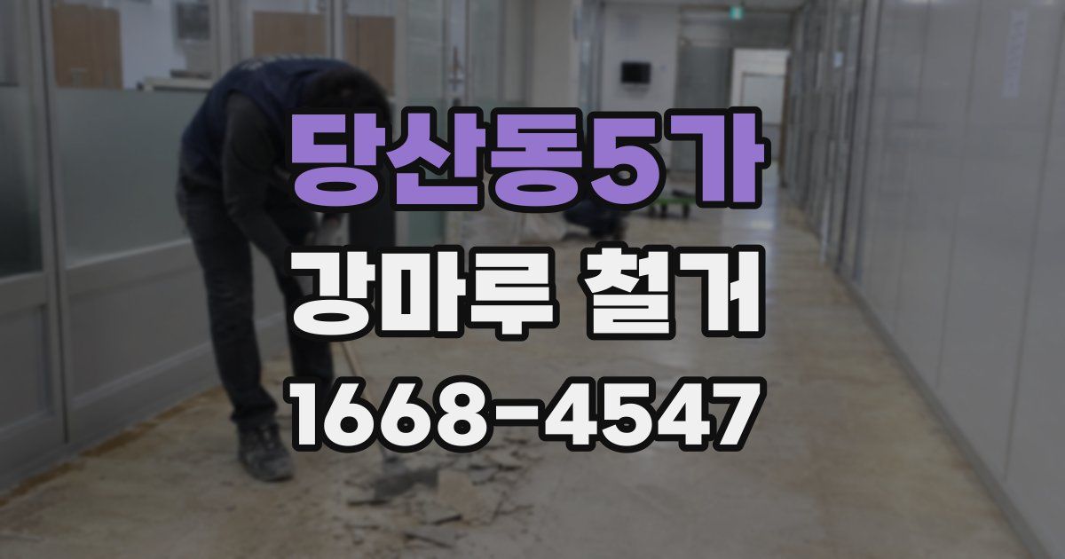 당산동5가 강마루 철거