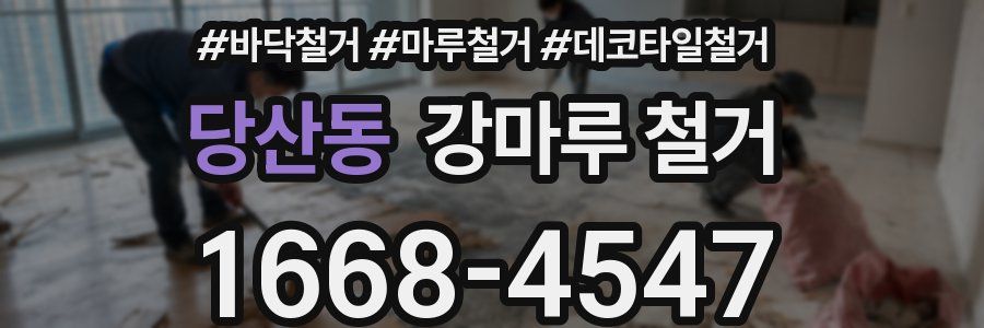 당산동 강마루 철거