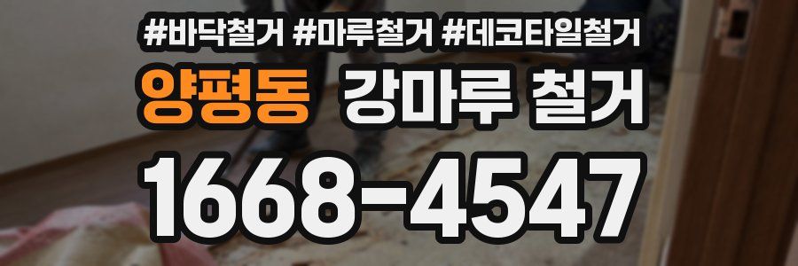 양평동 강마루 철거