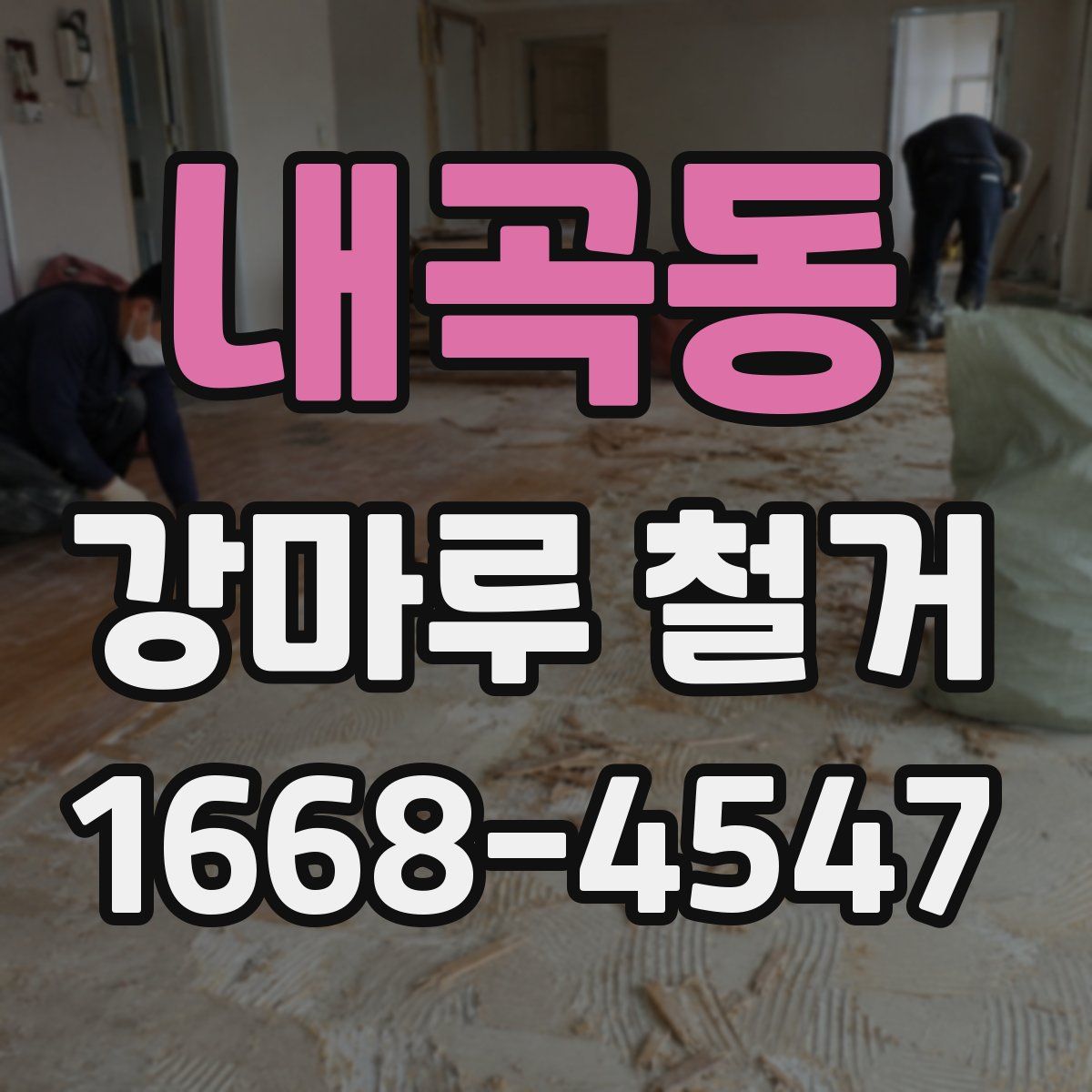 내곡동 강마루 철거