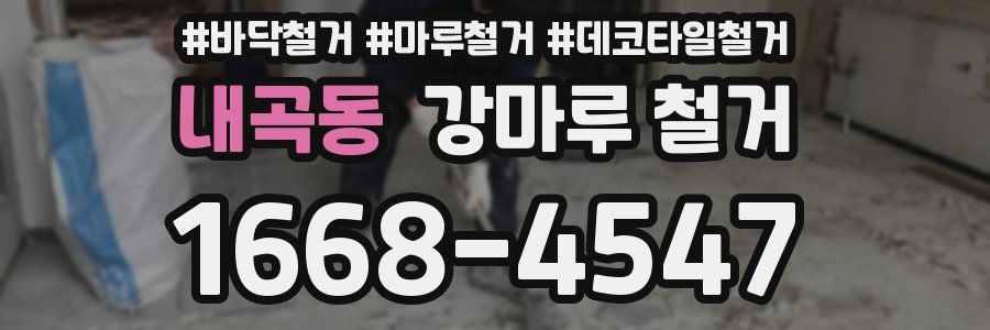 내곡동 강마루 철거