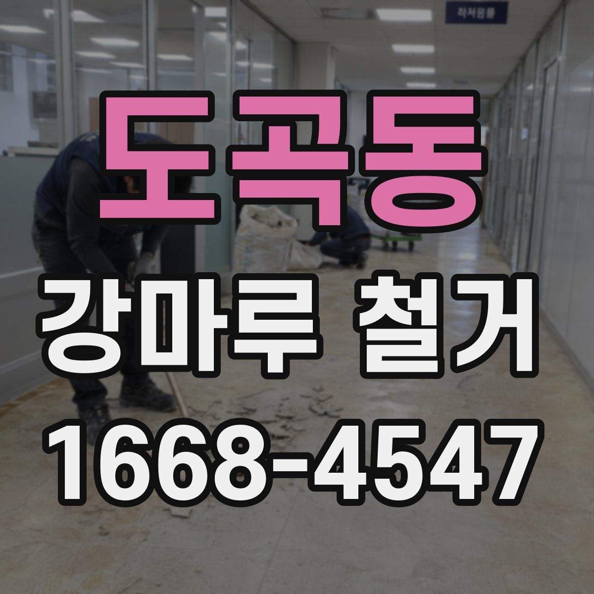 도곡동 강마루 철거