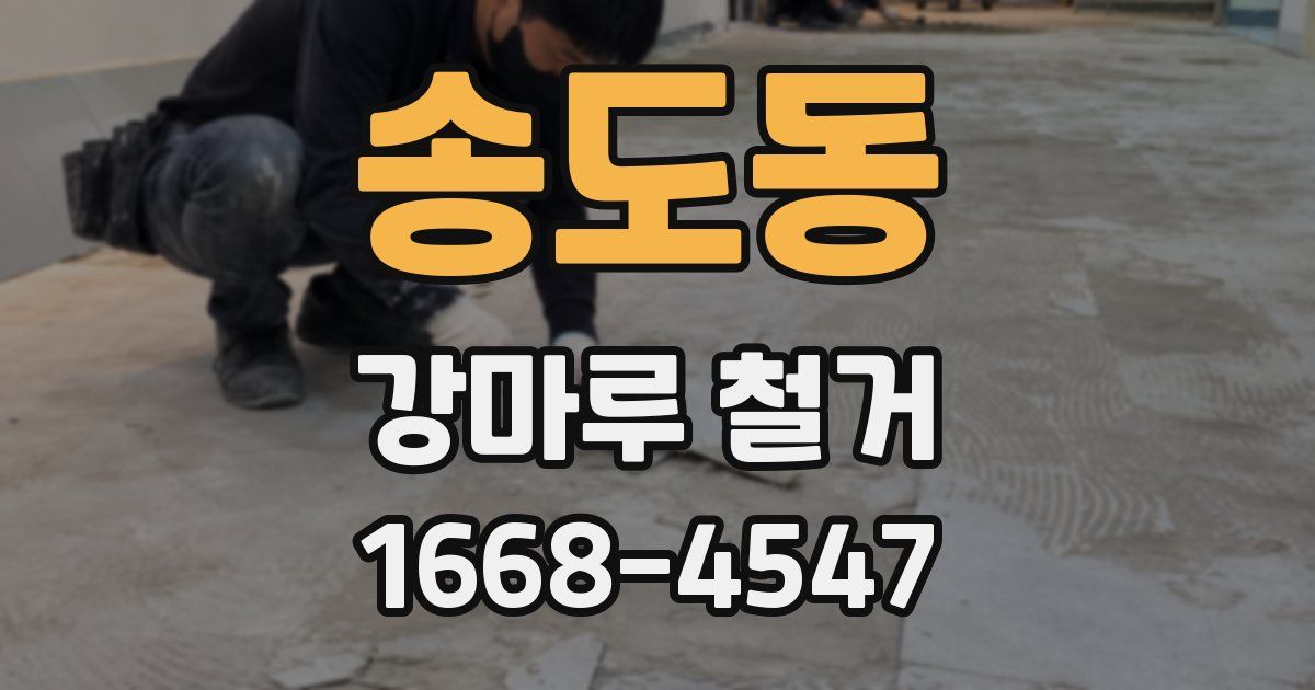 송도동 강마루 철거