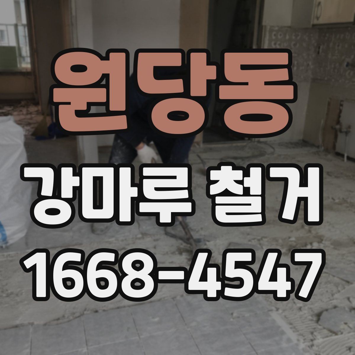 원당동 강마루 철거 전 사진으로 남겨둘 포인트