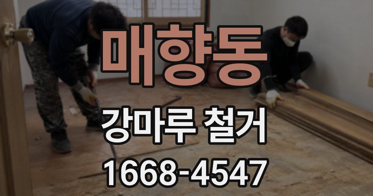매향동 강마루 철거