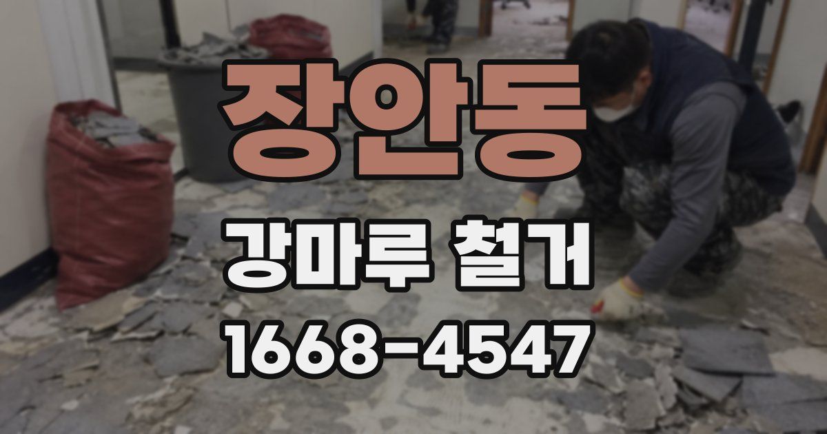 장안동 강마루 철거