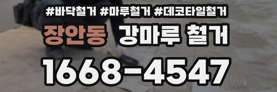 장안동 강마루 철거