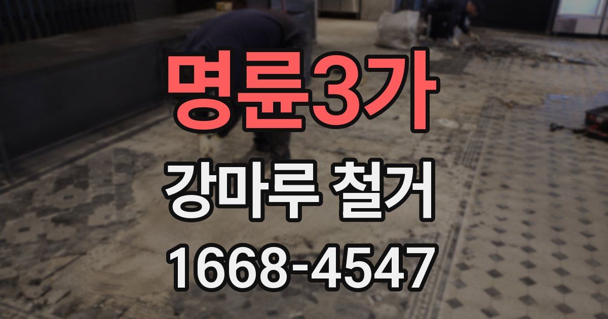 명륜3가 강마루 철거