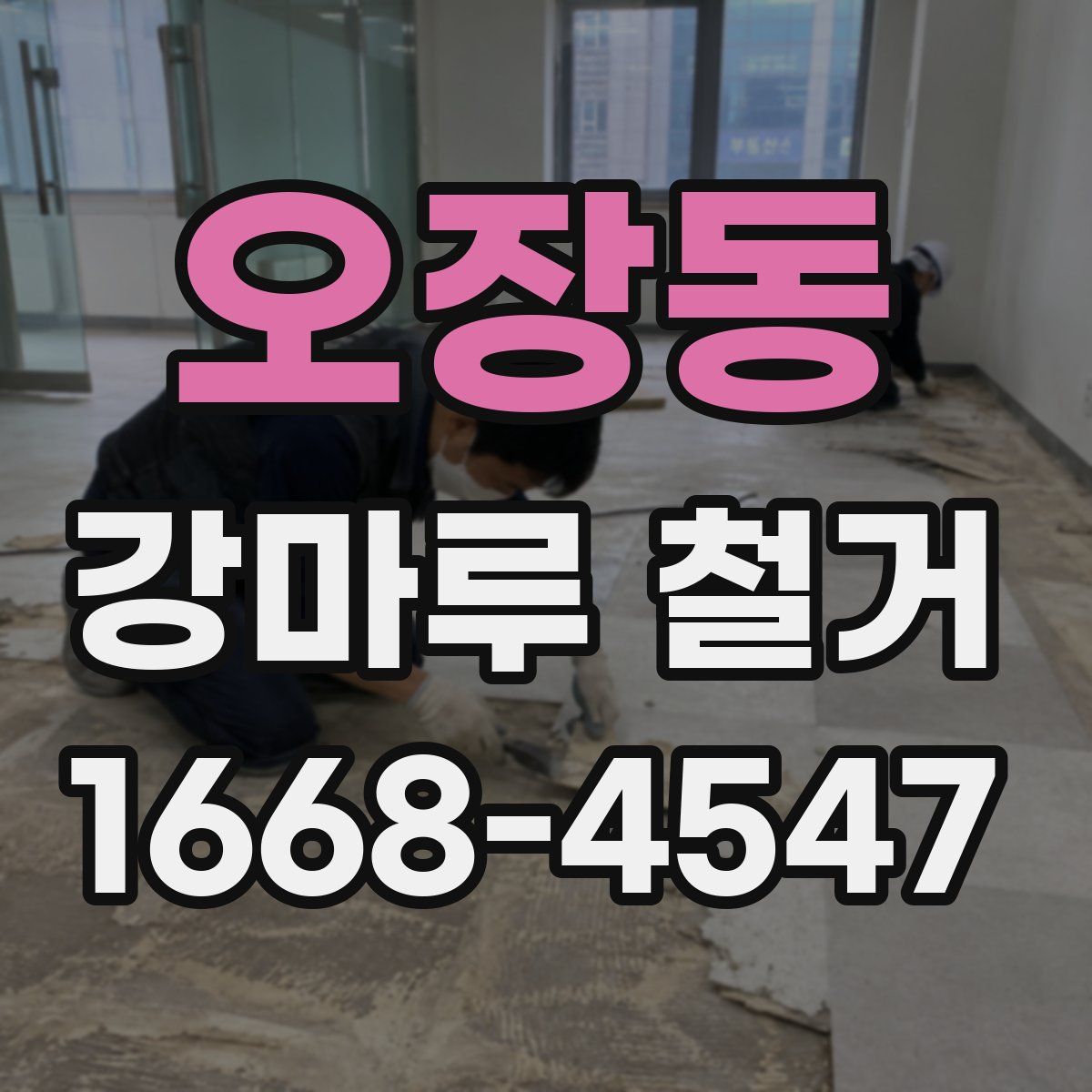 오장동 강마루 철거