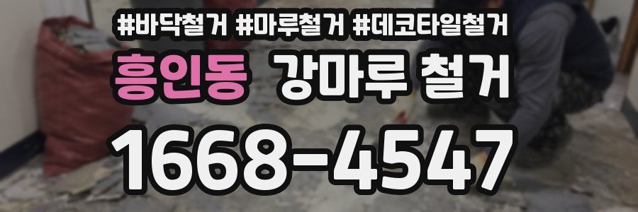 흥인동 강마루 철거