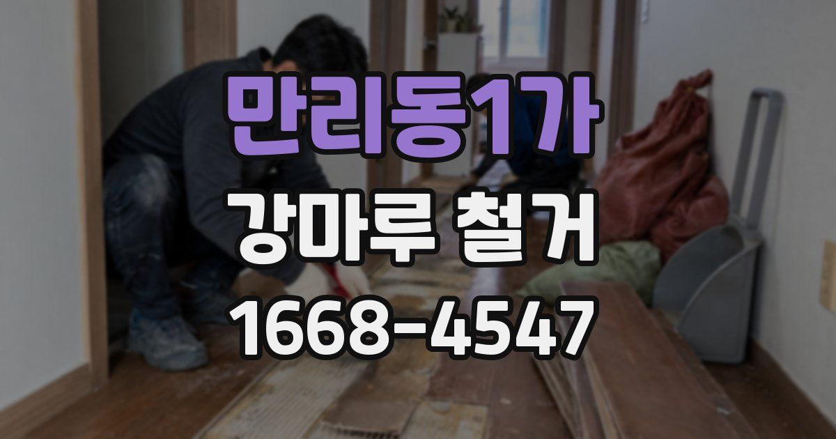만리동1가 강마루 철거