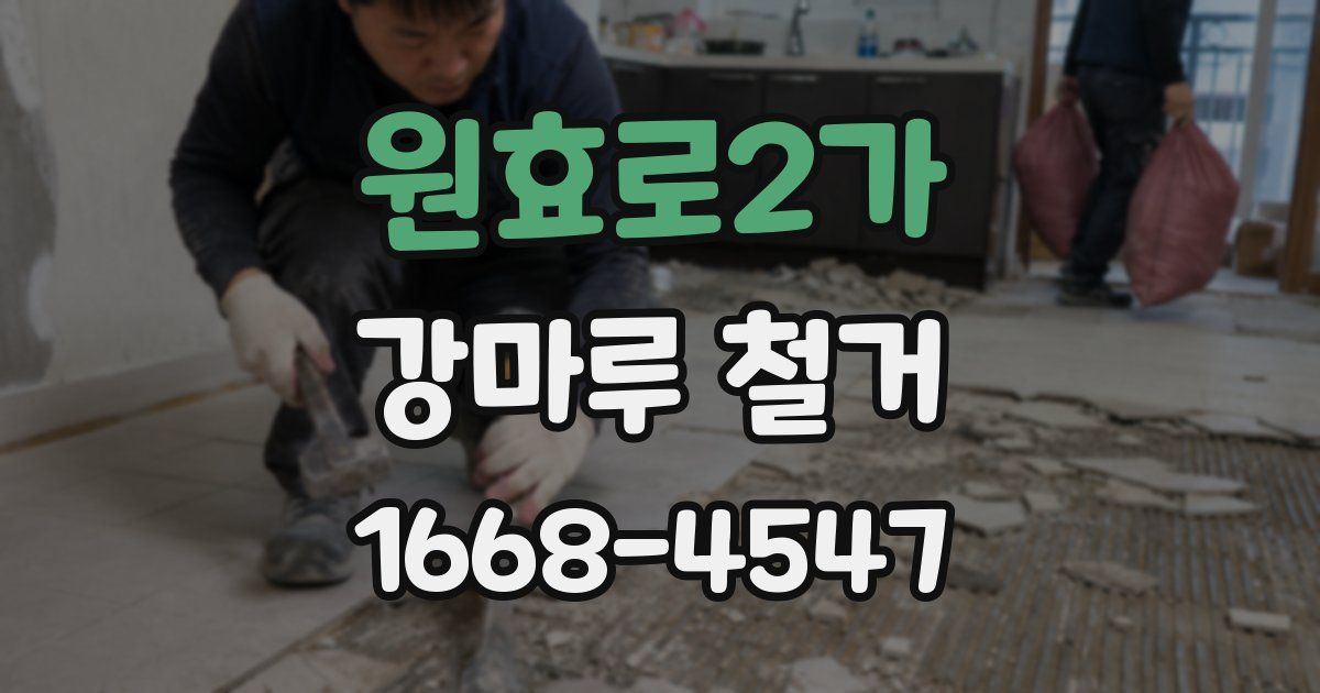 원효로2가 강마루 철거