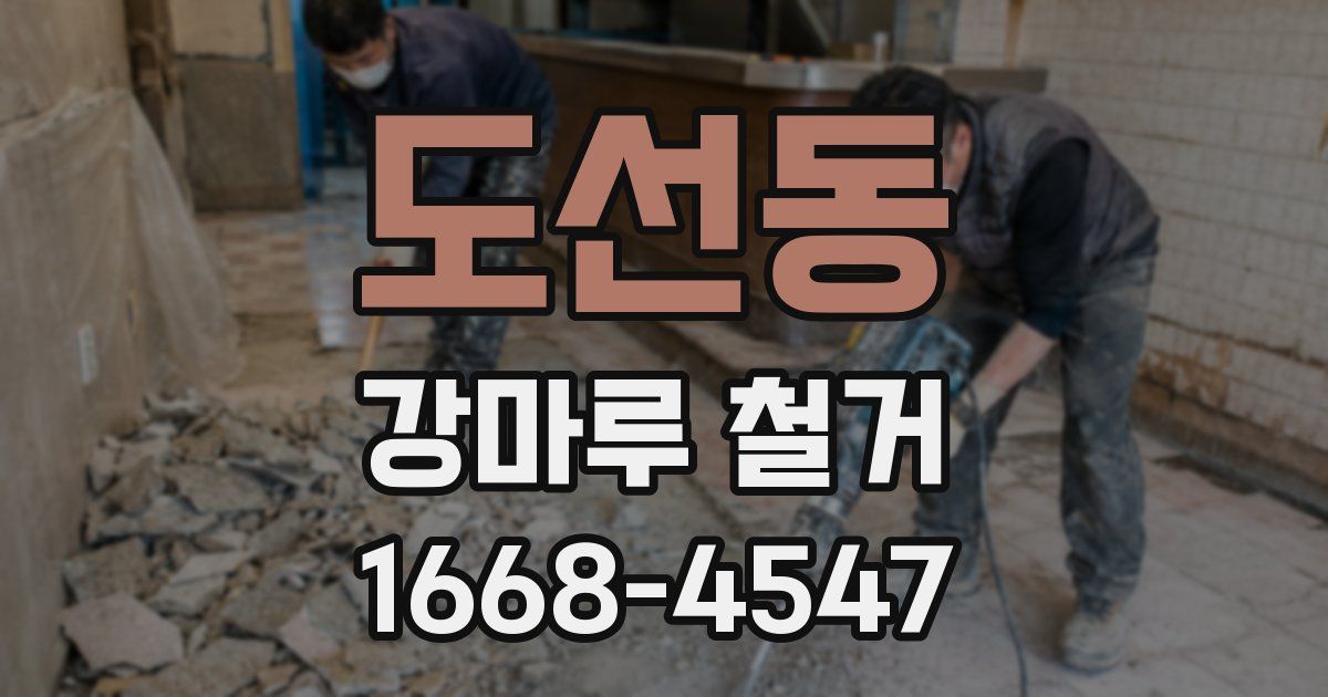 도선동 강마루 철거