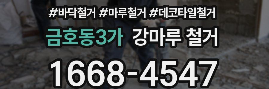금호동3가 강마루 철거