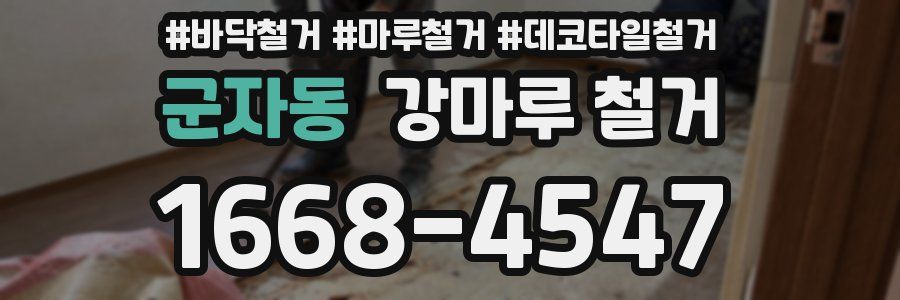 군자동 강마루 철거