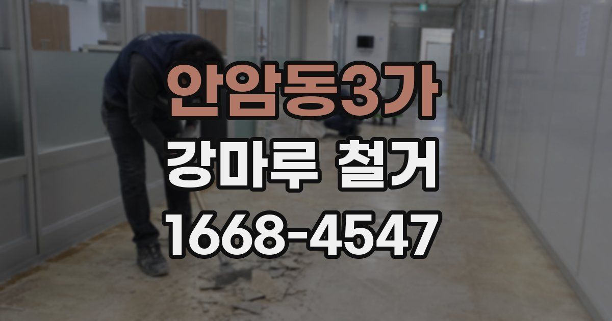 안암동3가 강마루 철거